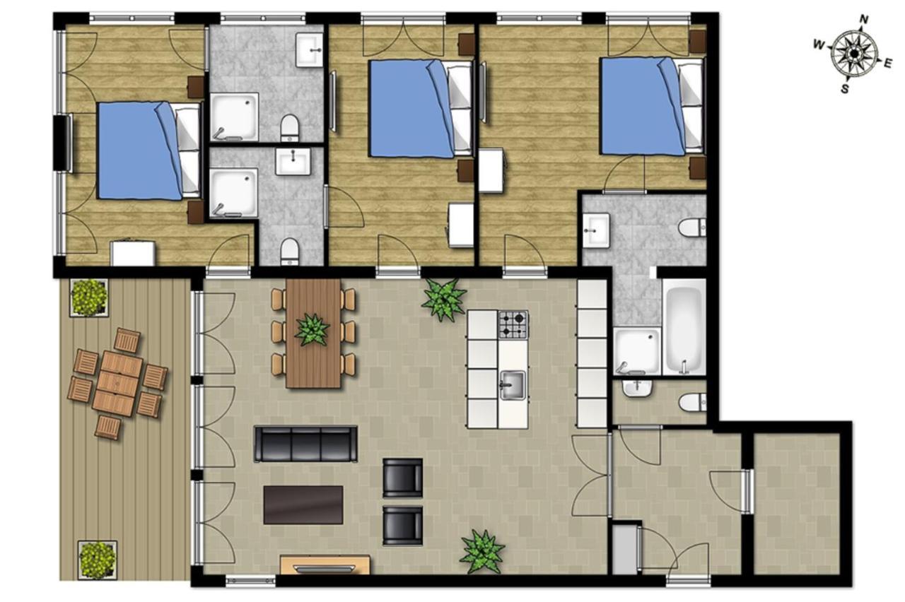 Dac50 Luxurious Apartment Домбург Экстерьер фото